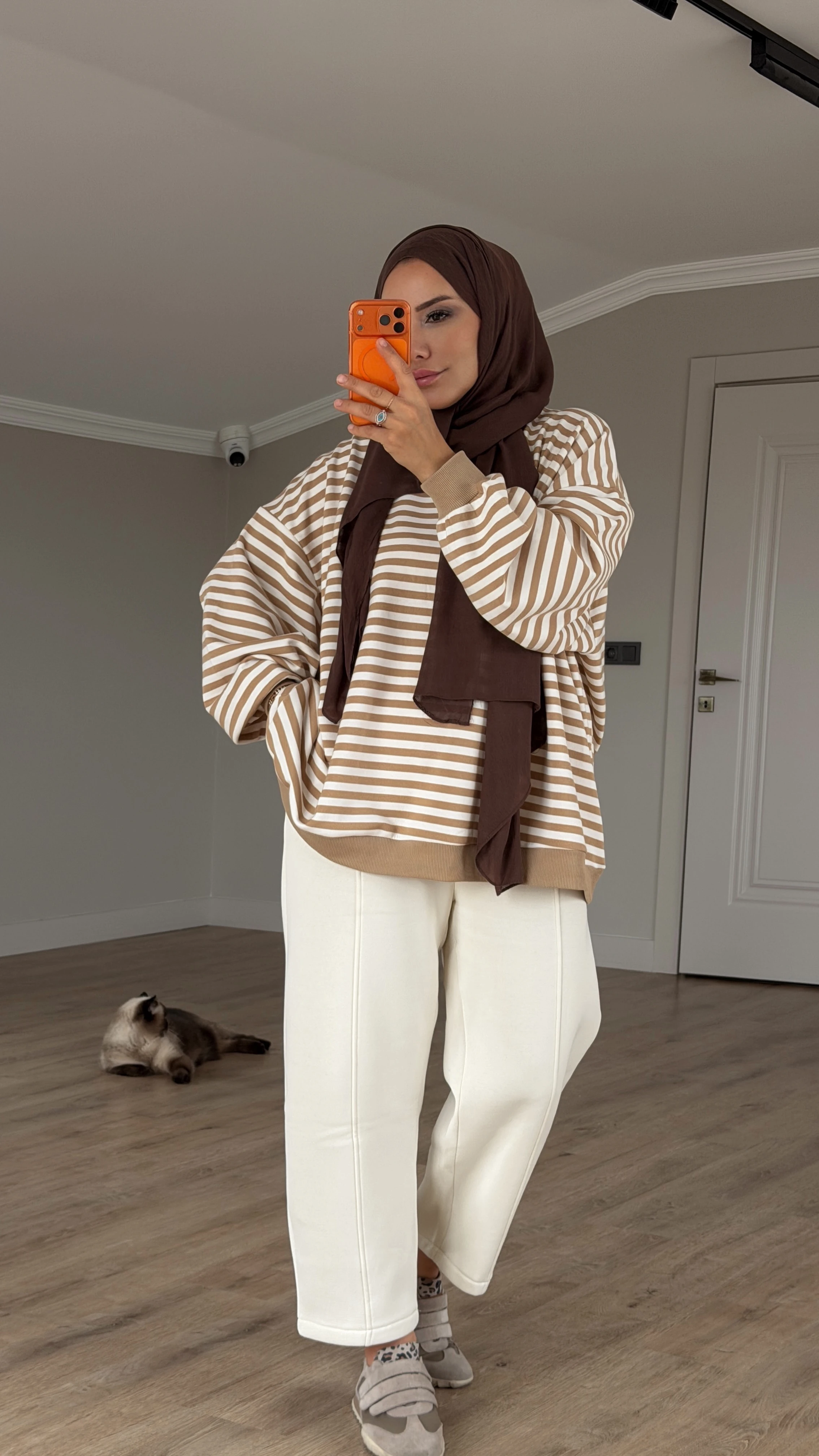 ŞARDONLU HAFİF ŞALVAR PANTALON