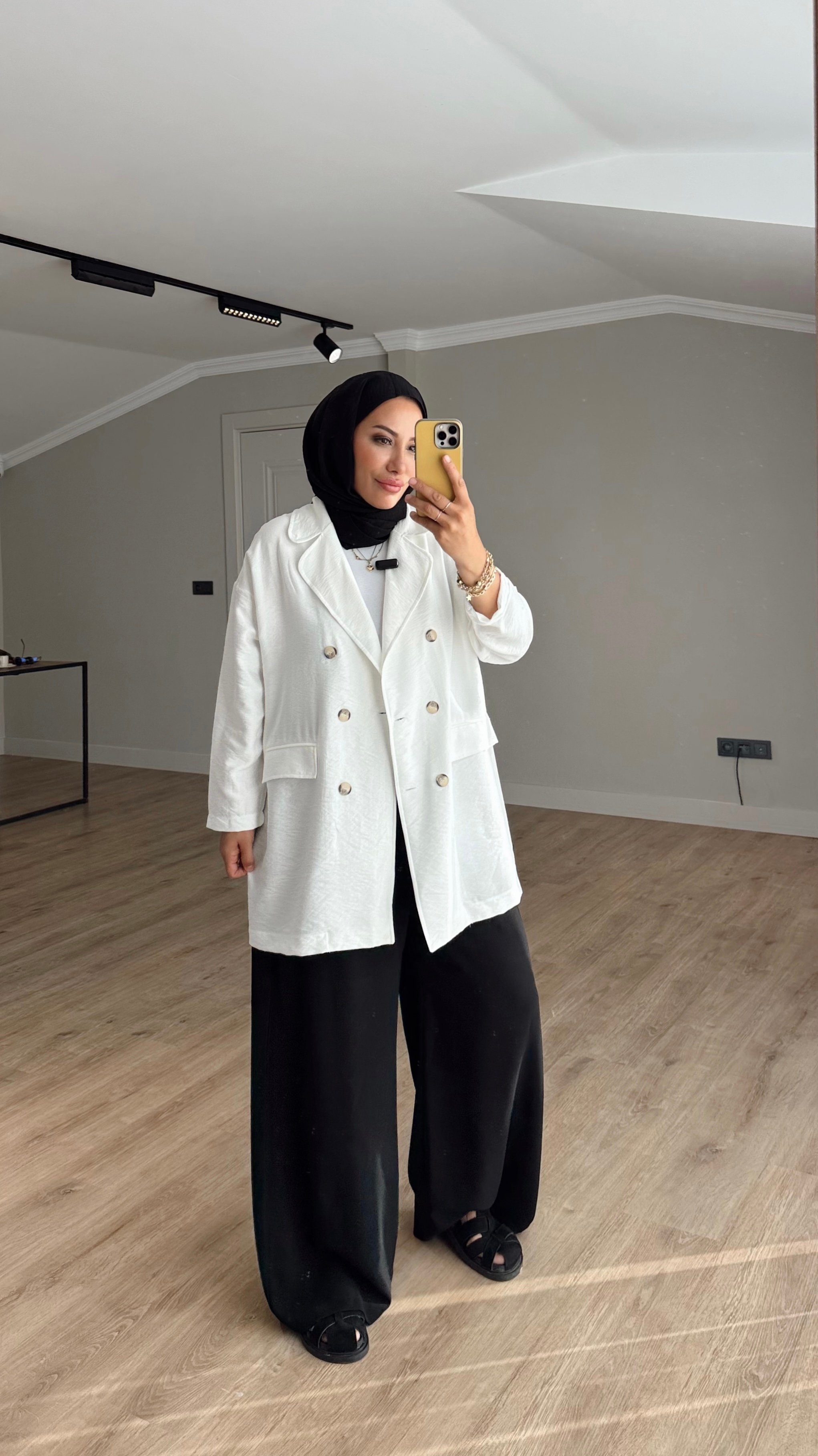 KREP PALAZZO PANTALON
