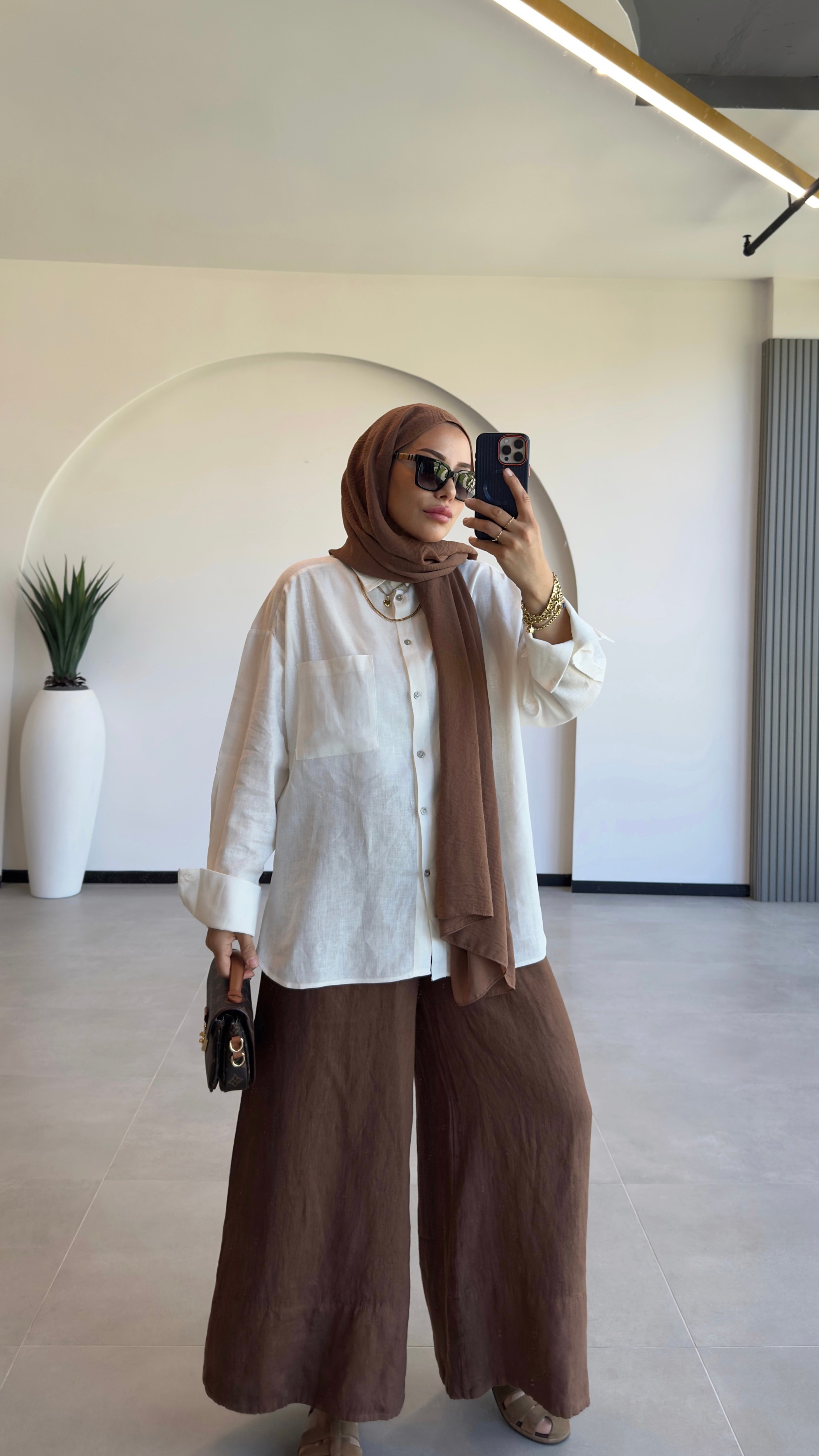 YENİ MODEL KETEN ETEK PANTALON