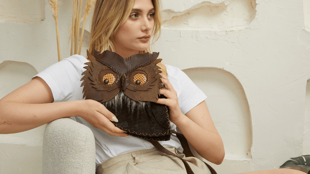 Owl Figure Crossbody Bag