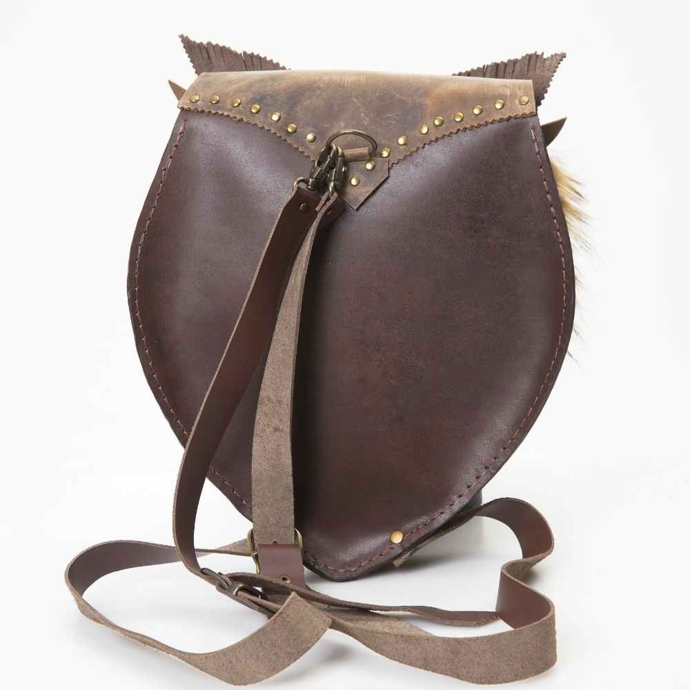 MEDIEVAL LEATHER BAG - KNAPSACK - GOTHIC RUCKSACK 