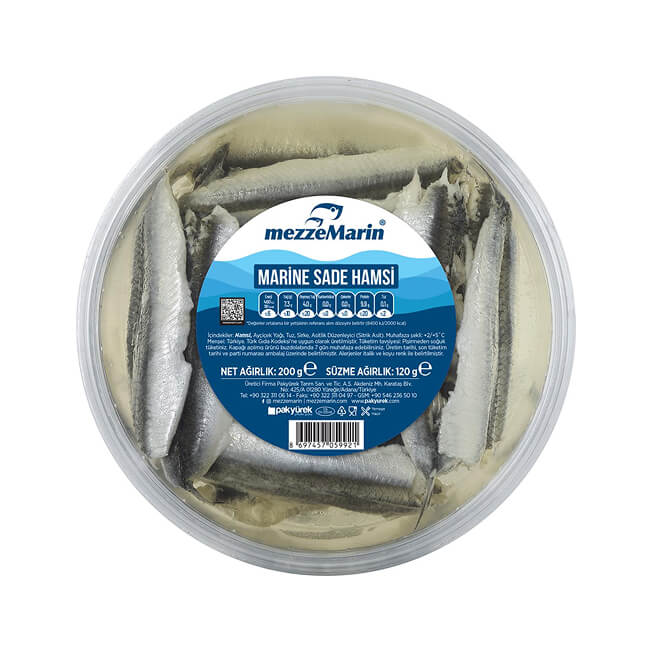 Marine Hamsi Sade - 200 Gr