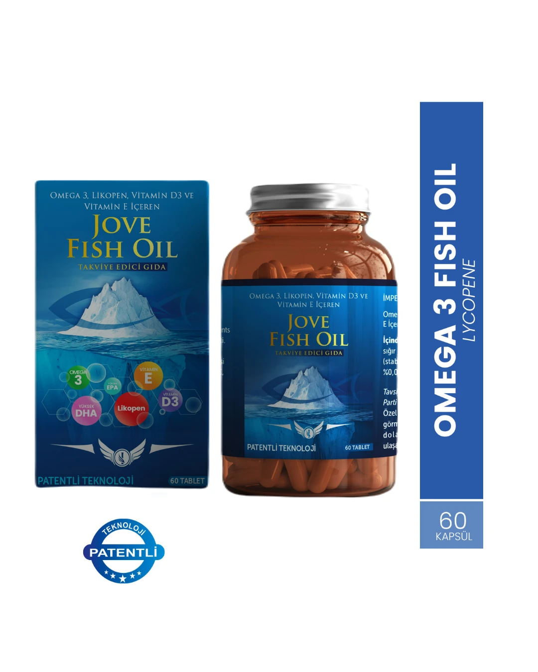 Jove Fish Oil Omega-3 60 Kapsül