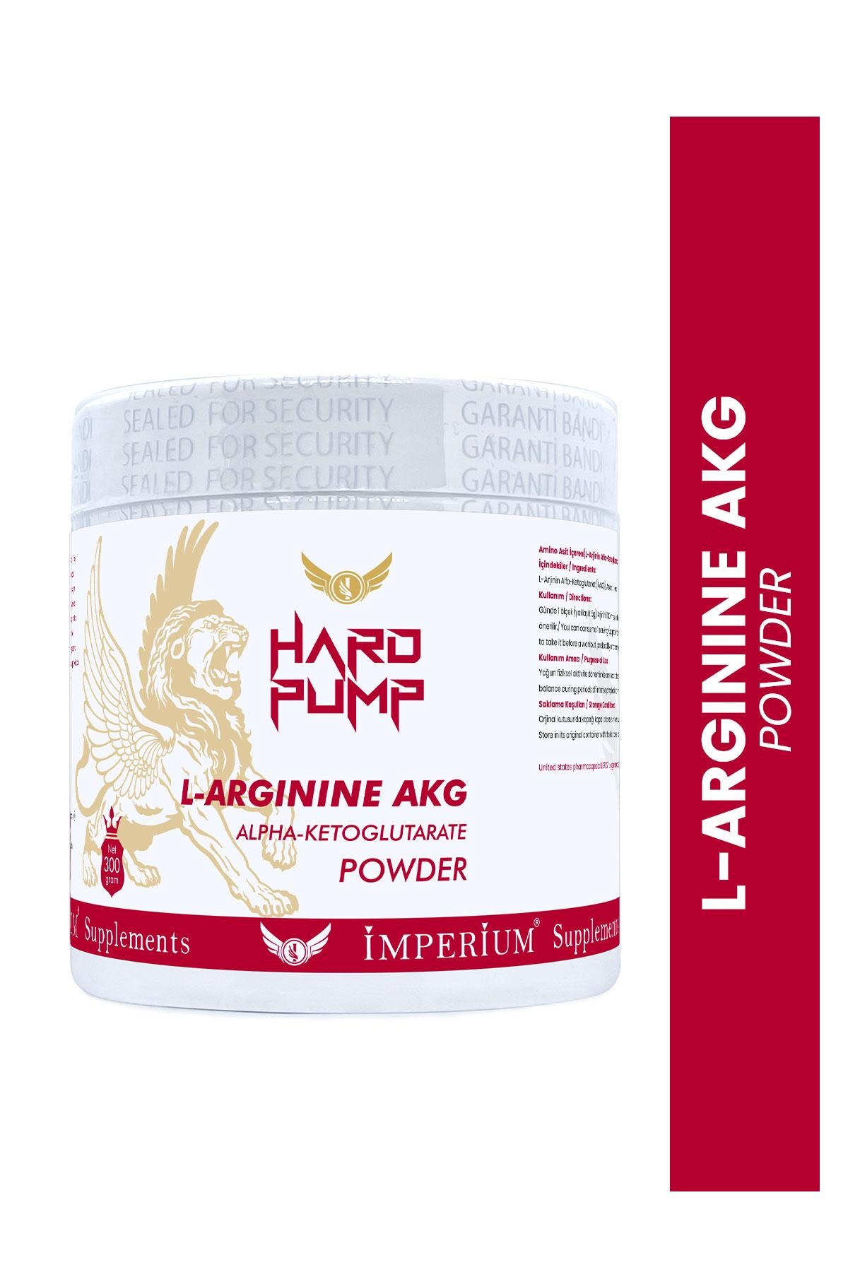 L-Arginine AKG Powder+Vitamin C - Alpha-Ketoglutarate - Nitrojen Desteği 300g 60 Service