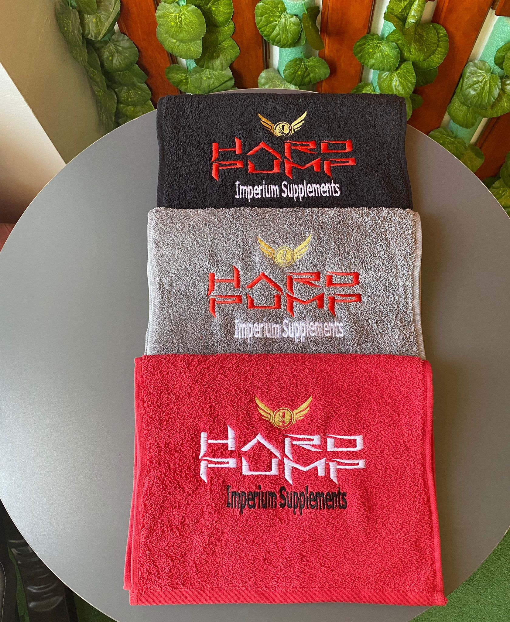 Hard Pump %100 Pamuk Sporcu Uzun Havlu