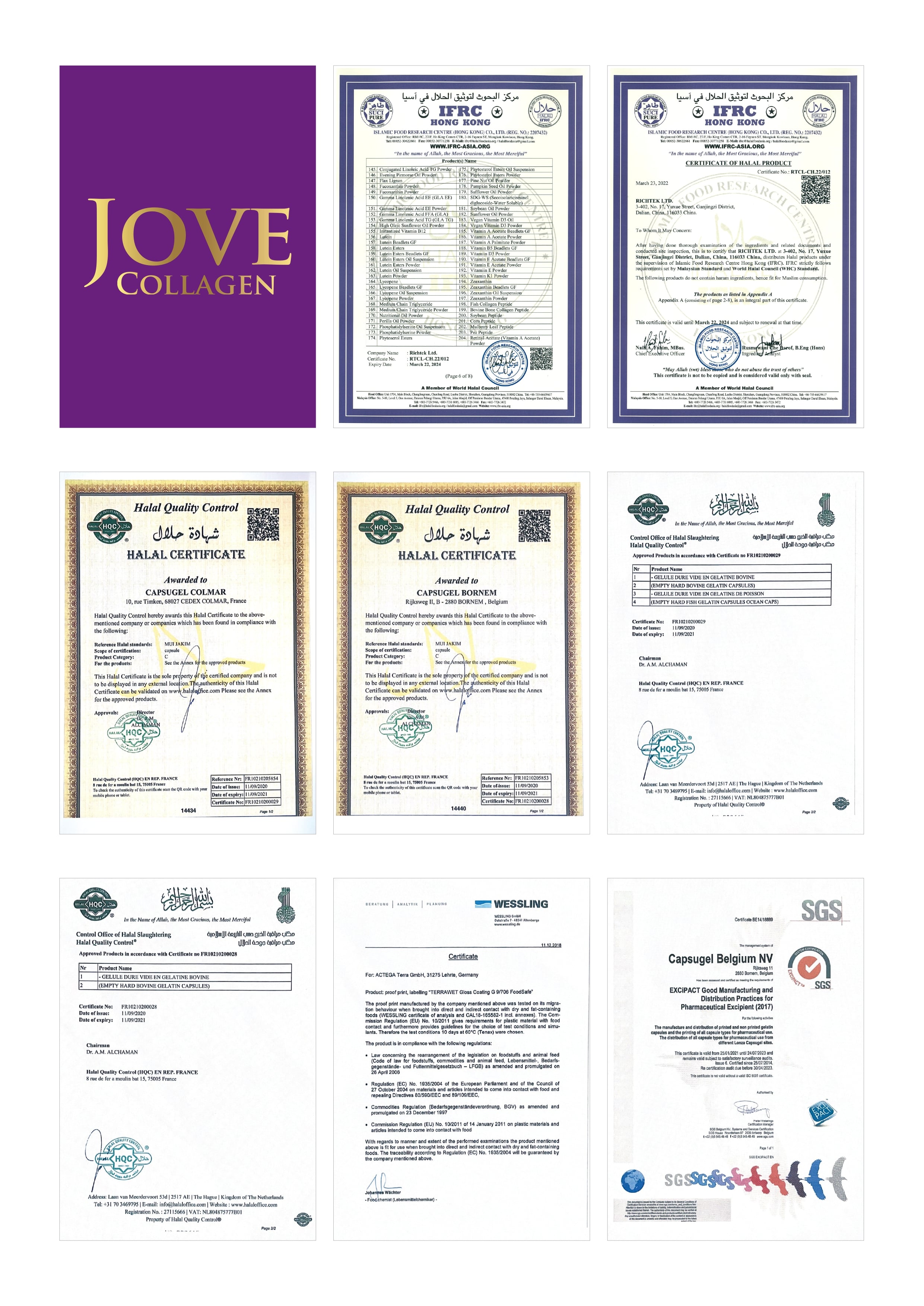 Jove Collagen Complex 120 Capsules