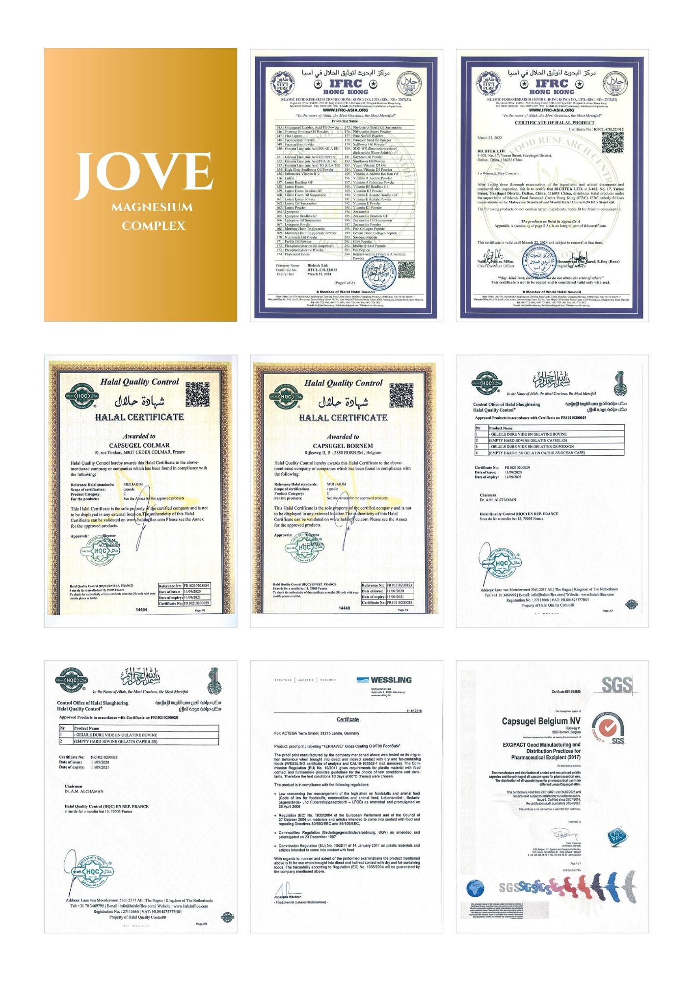 Jove Magnesium Complex 60 Kapsül 