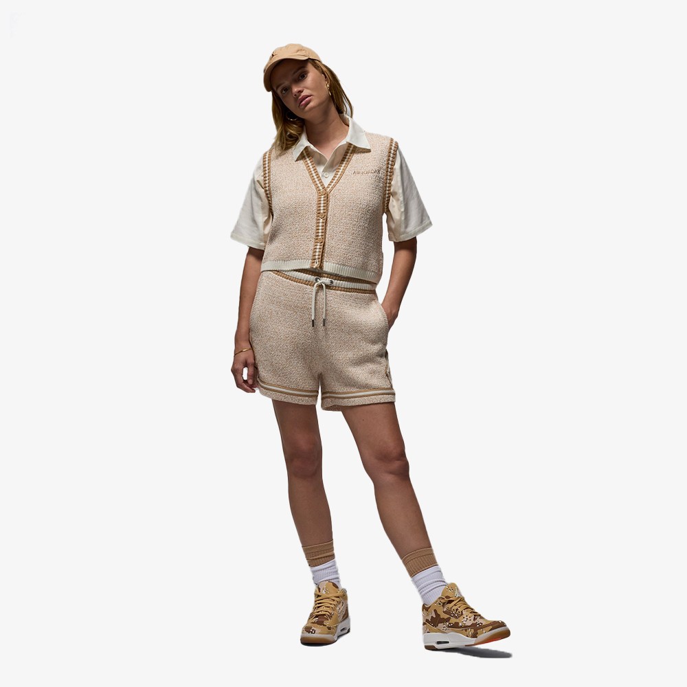 Knit Shorts 'Beige'