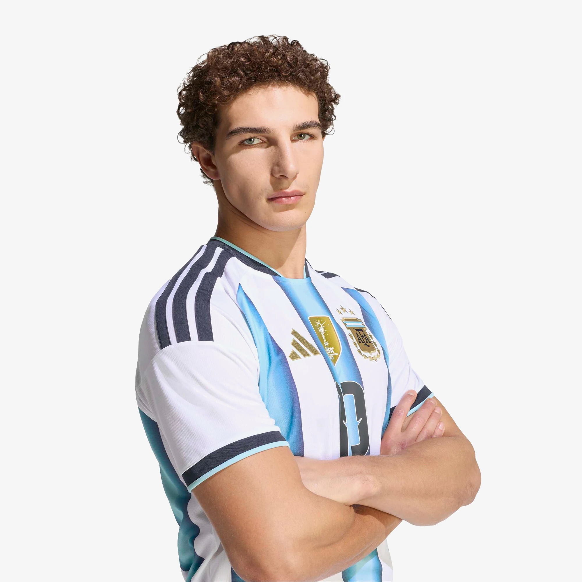 Argentina 26 Home Messi Jersey 'Icy Blue'