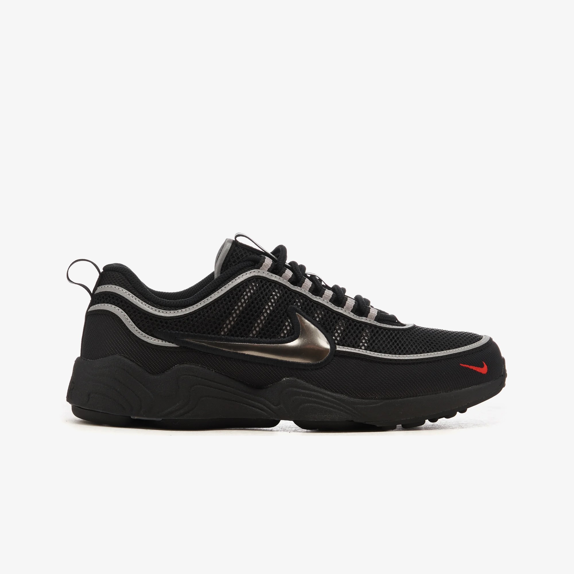 Air Zoom Spiridon 'Black Metallic Silver'