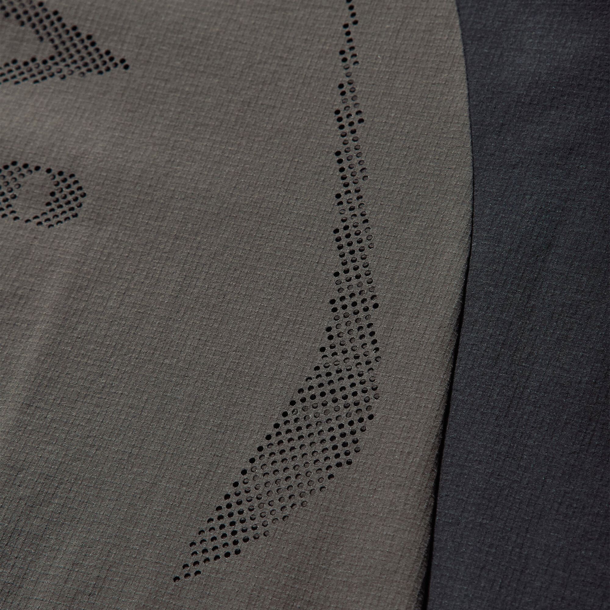 Lasered Nylon Crewneck 'Grey & Black'