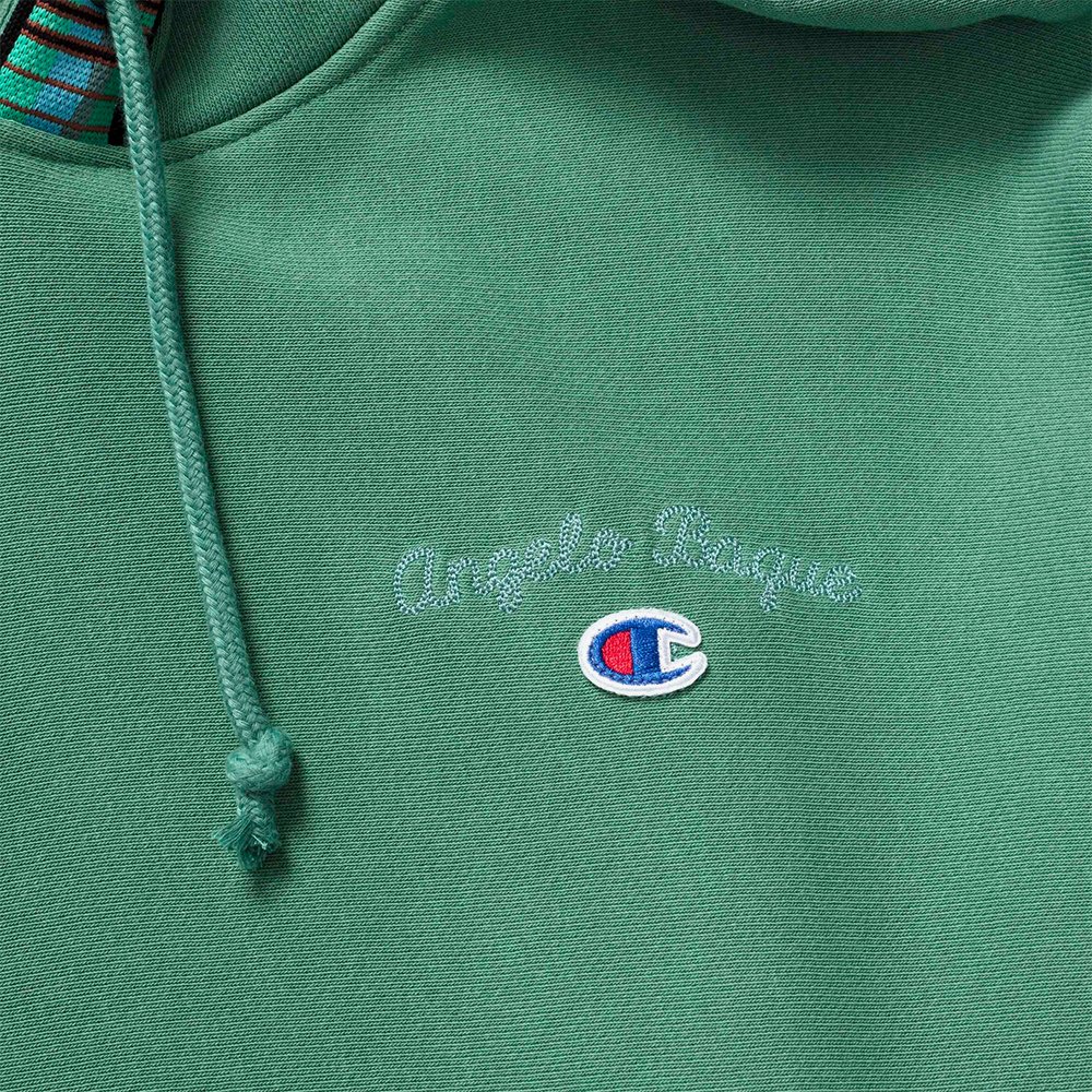 Champion x Angelo Baque PO Hoodie 'Washed Metaphor Green'