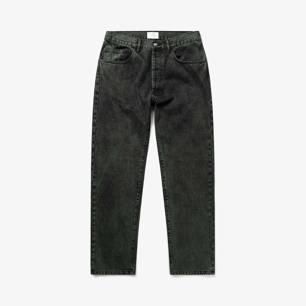 Acid Wash Batten Jean 'Forest Green'