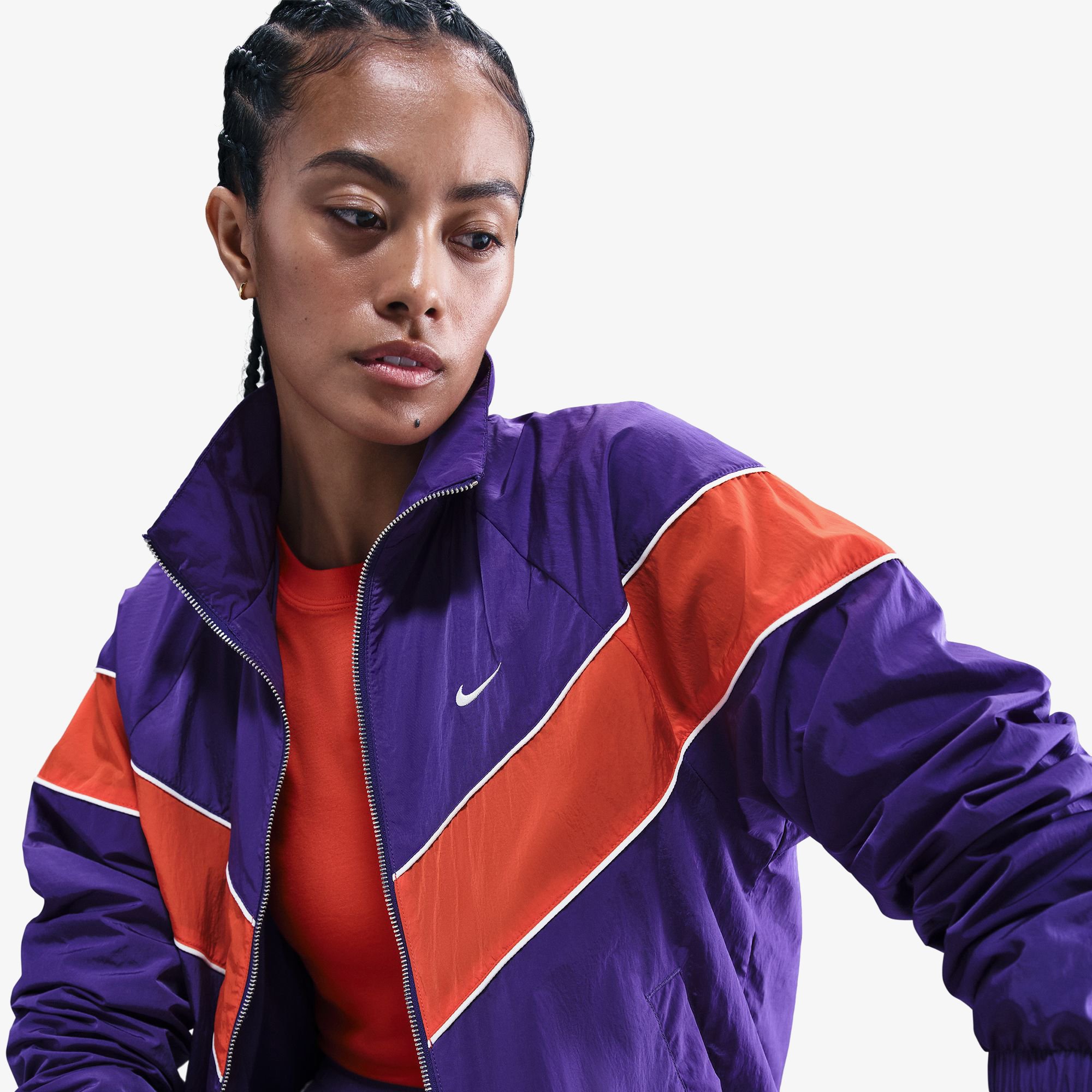 Windrunner Loose UV Woven Full-Zip Jacket 'Court Purple' (W)