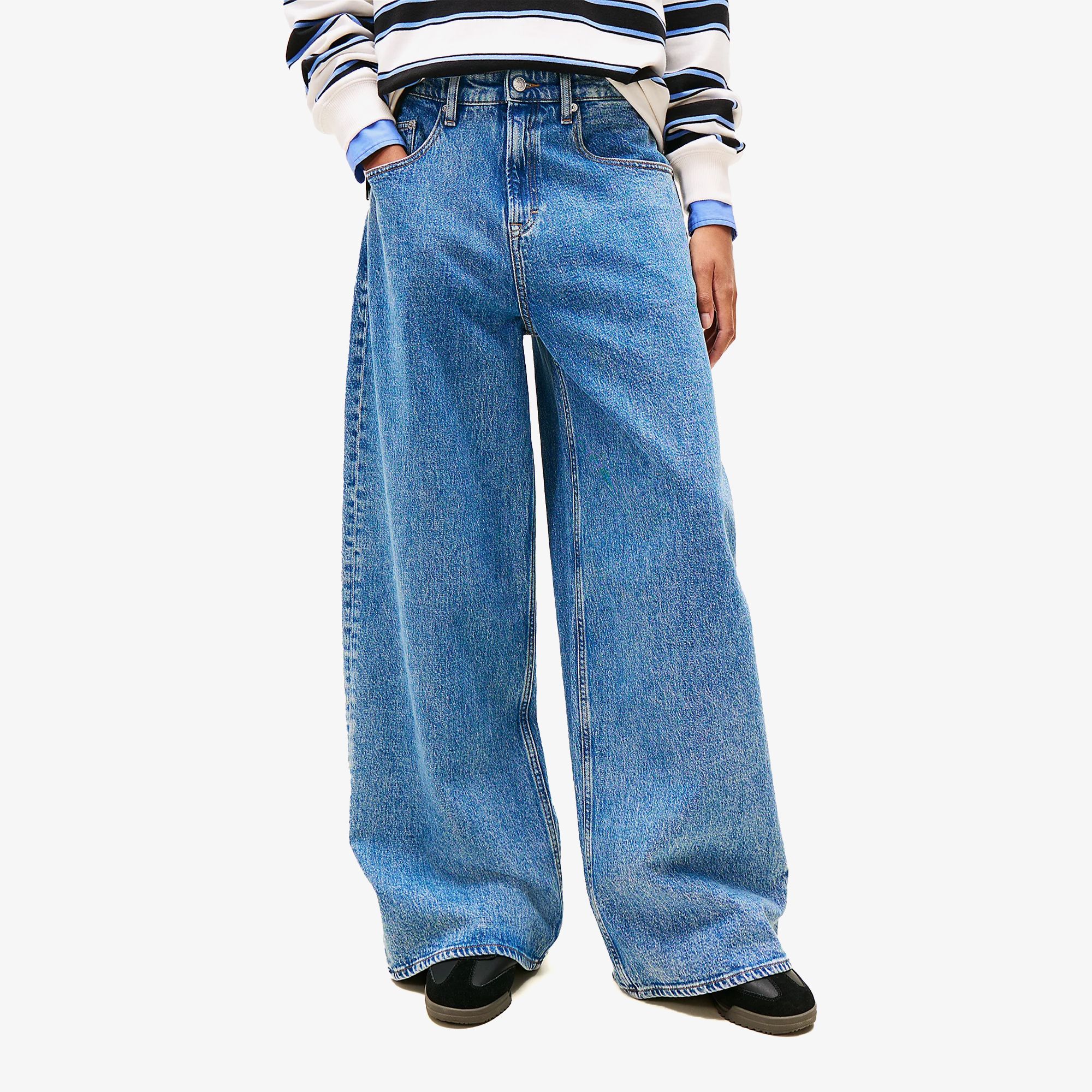 Mid Rise Loose Jeans 'Medium Blue' (W)