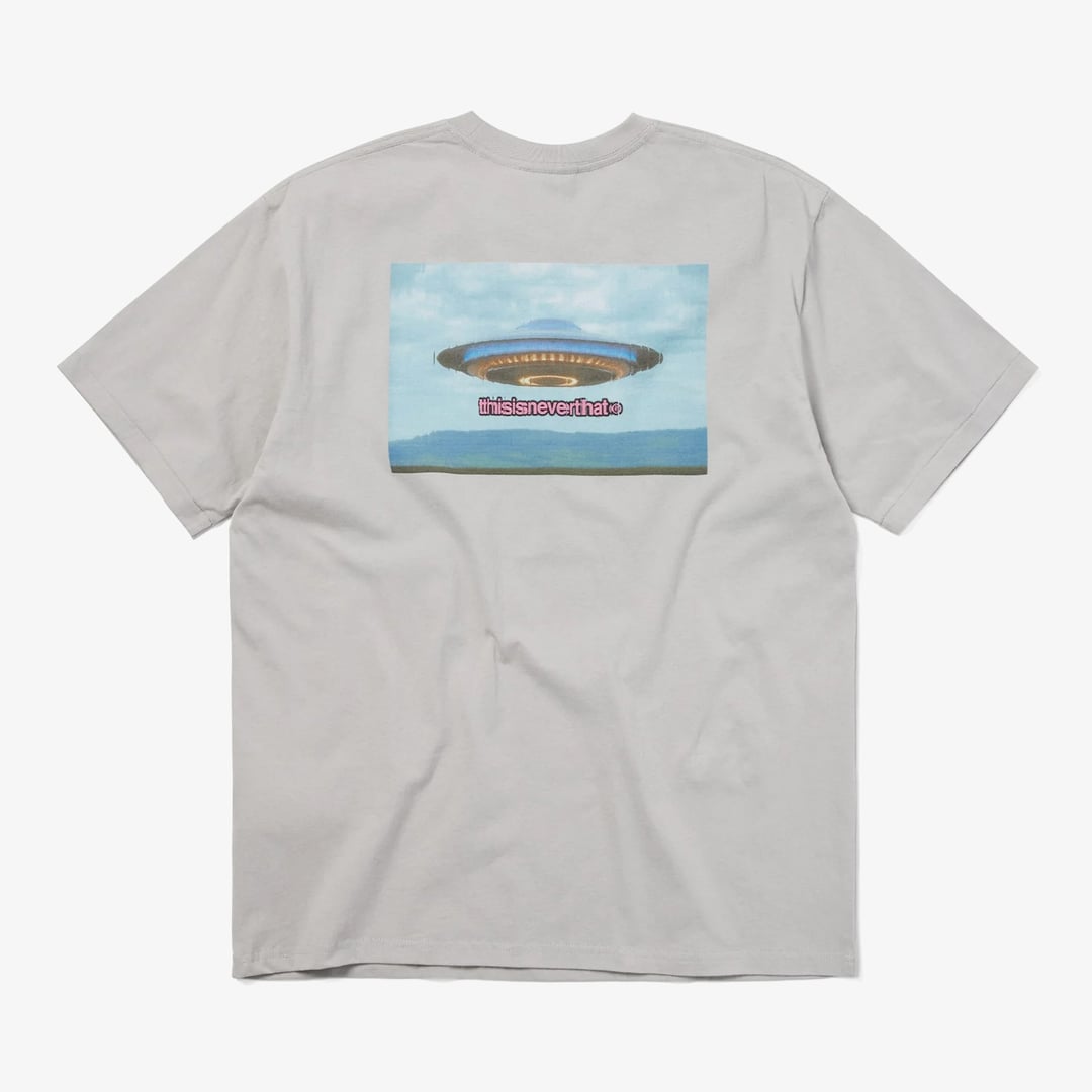 ★thisisneverthat★ UFO Tee Grey TN251TTSST29GRY thisisneverthat UFO Tee 'Grey' - WUNDER