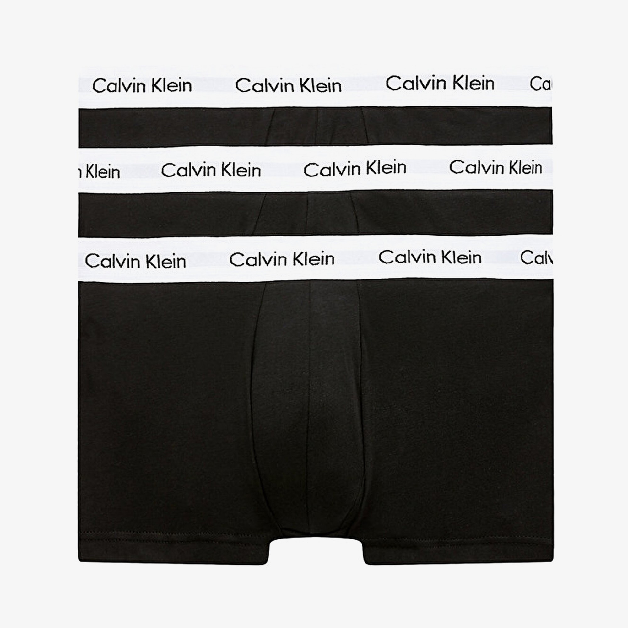 Cotton Stretch 3 Pack Low Rise Trunks 