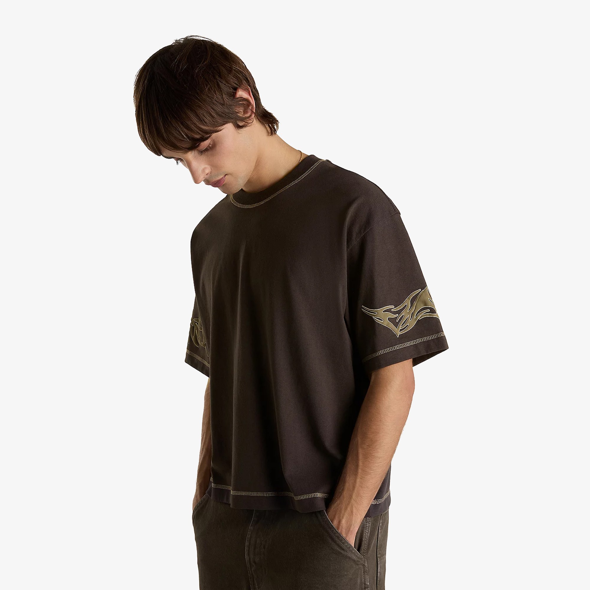 Skate Mike Gigliotti Tribal T-Shirt 'Brown'