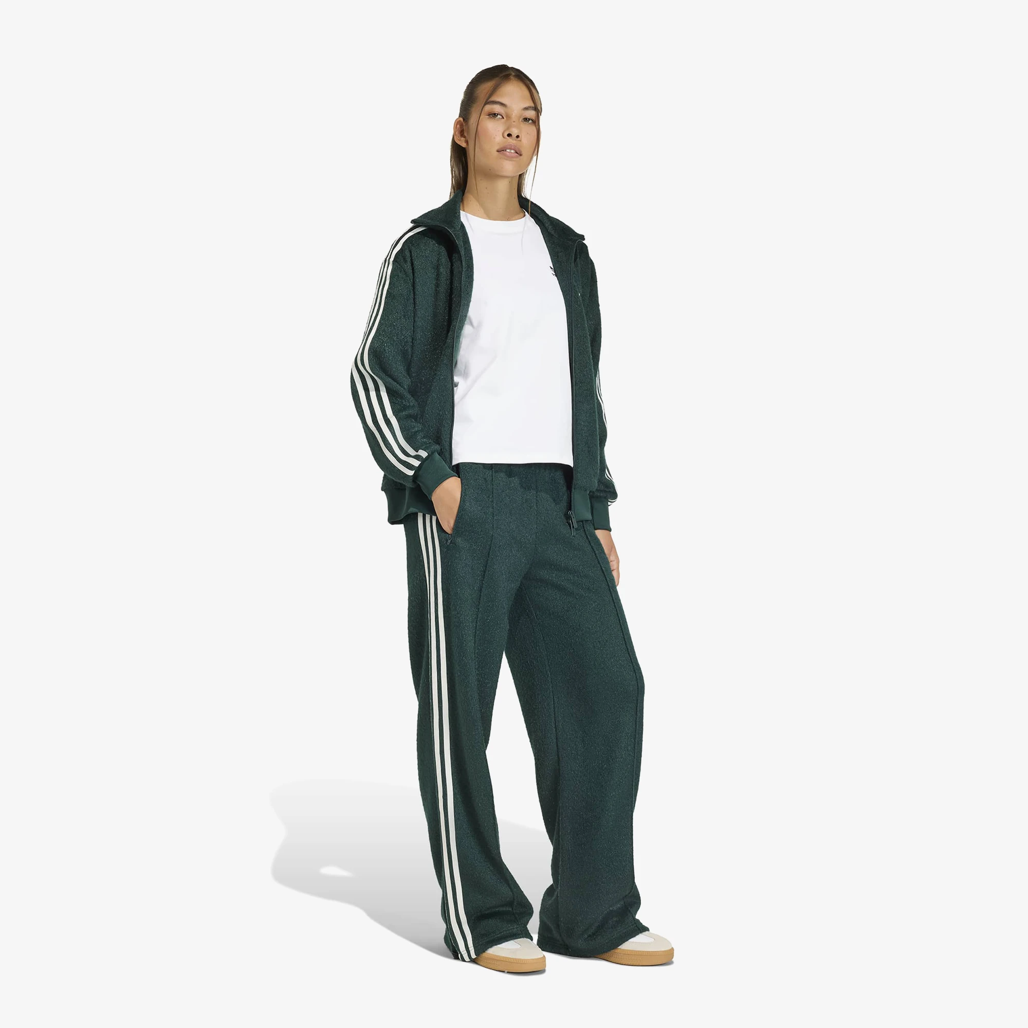 Mohair Firebird Loose Track Top 'Aurora Ivy'