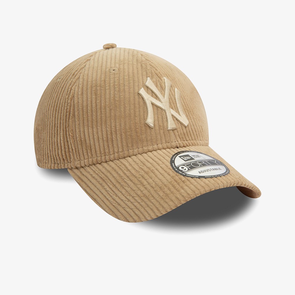 New York Yankees Cord 9FORTY Adjustable Cap 'Beige'