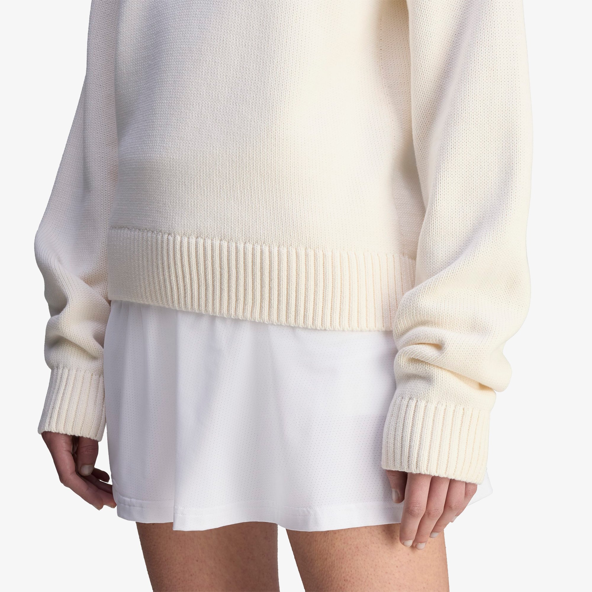 adidas x Sporty & Rich V-Neck Sweater 'Off White'