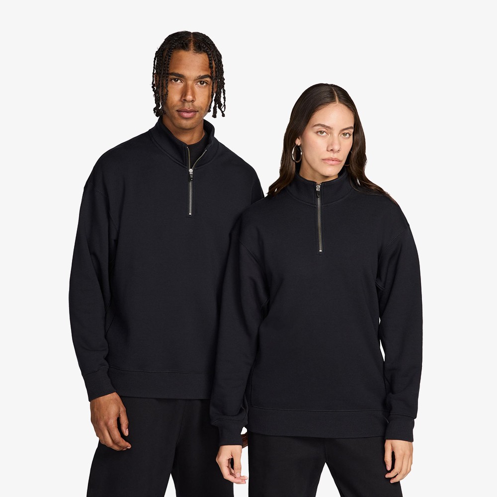 Wool Classics 1/4-Zip Top 'Black'