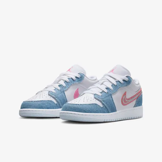 Air Jordan 1 Low SE 'Denim Sequin' (GS) - Görsel 5