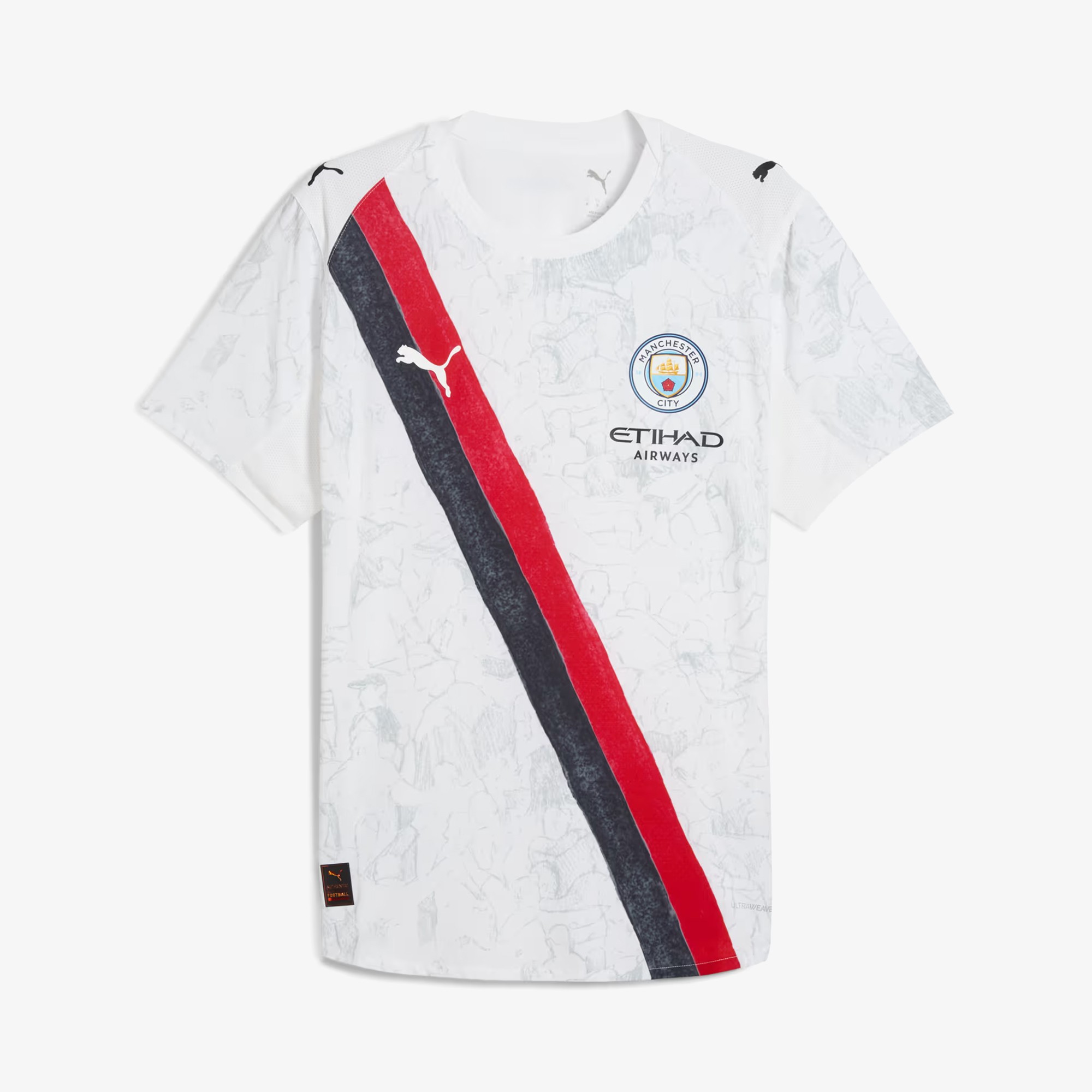 PUMA x KIDSUPER x MANCHESTER CITY Authentic Jersey 'White'