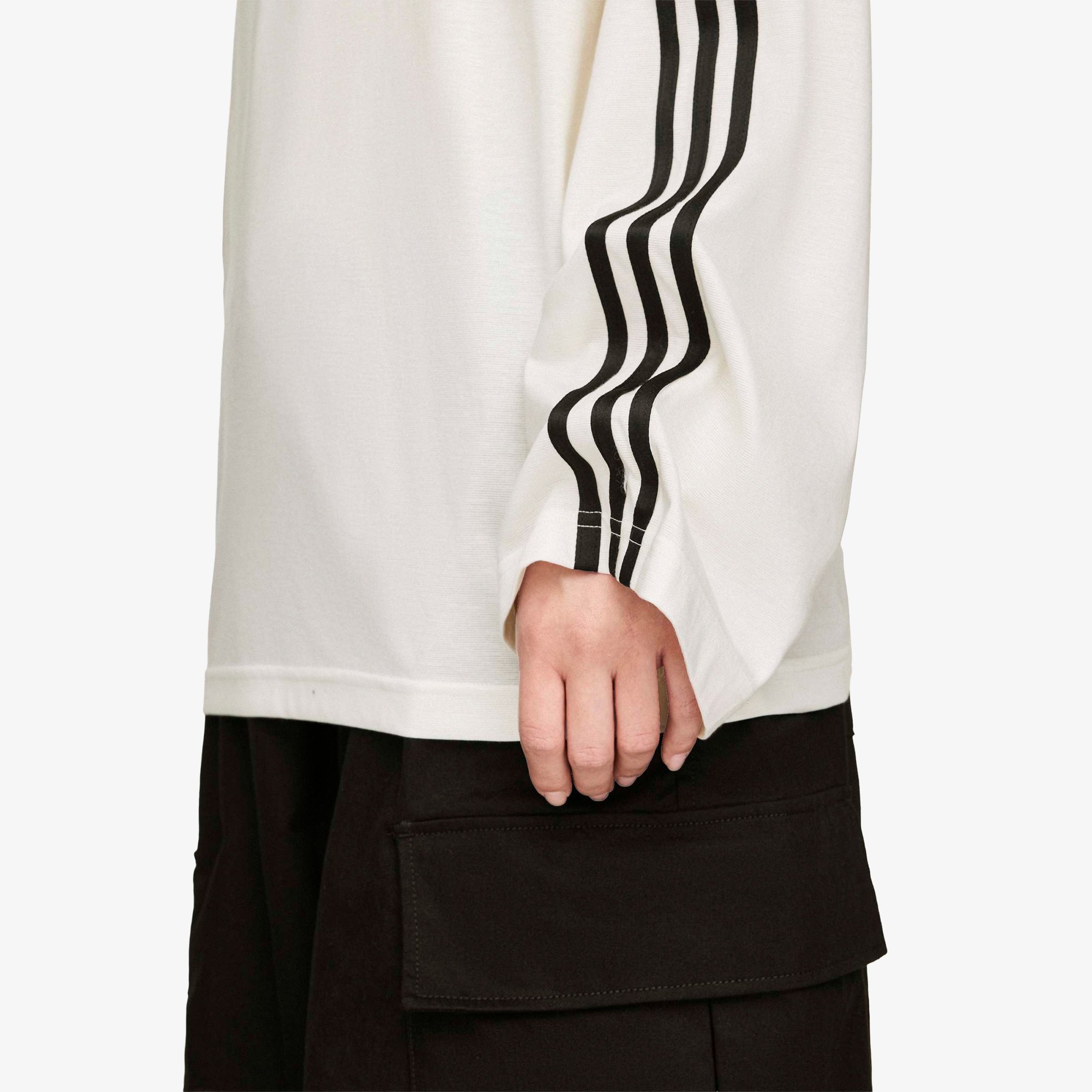 Long Sleeve Tee 3-Stripes 'Core White'