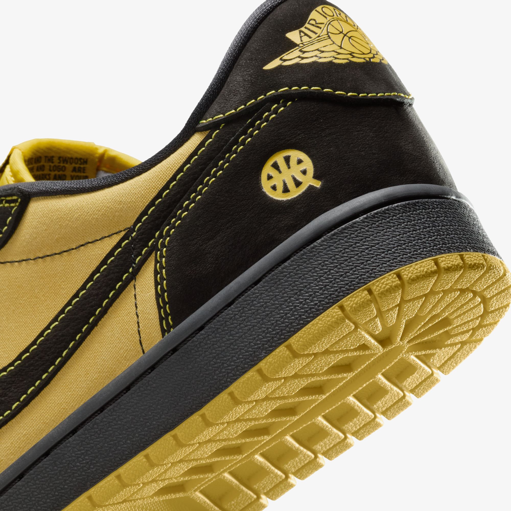  Air Jordan 1 Retro Low Quai 54 'Black Tour Yellow Red'