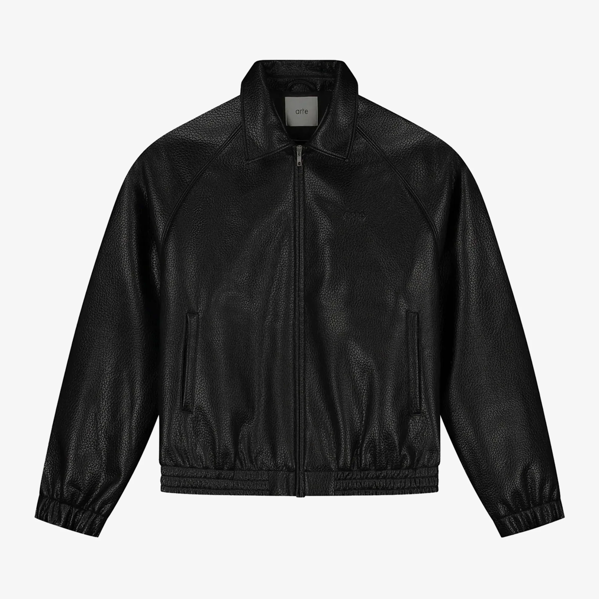 Arte Antwerp Basic Leather Jacket 'Black' - WUNDER
