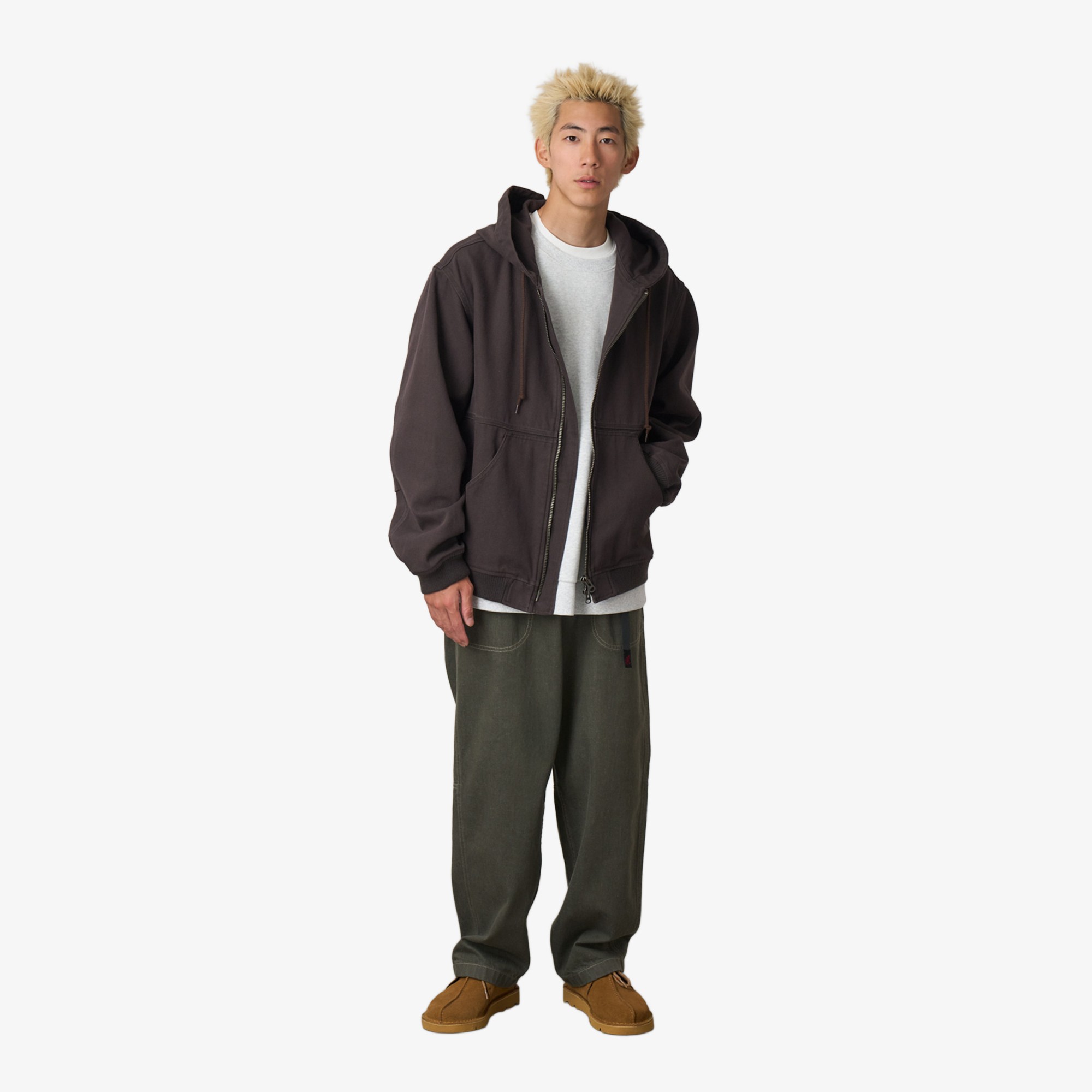 El Cap Canvas Hooded Jacket 'Umber'