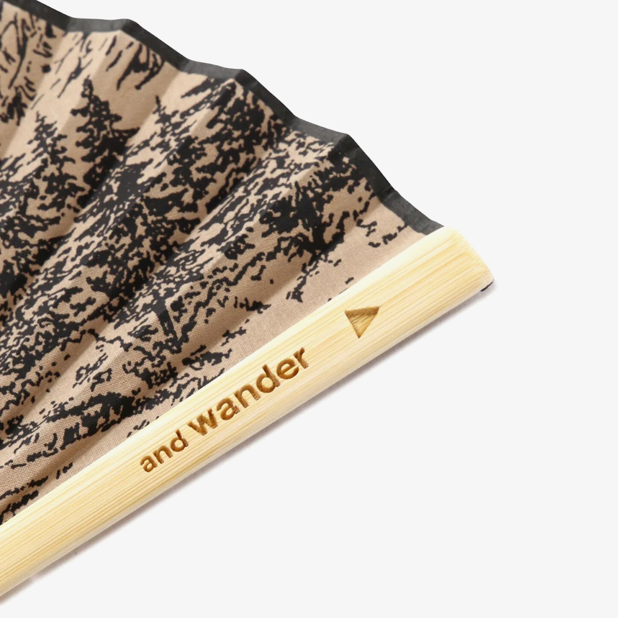Hiking Club Folding Hand Fan 'Beige'
