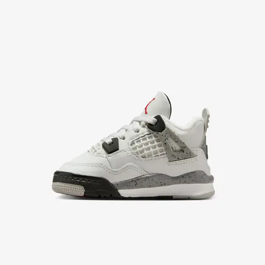Air Jordan 4 Retro 'White Cement' (TD) - Görsel 3