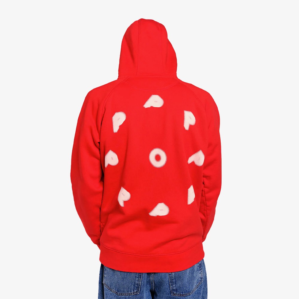 Blurred Logo Sweat 'Goji Berry'