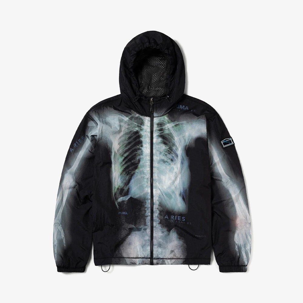 PUMA x Aries X-Ray Windcheater Jacket 'Black'