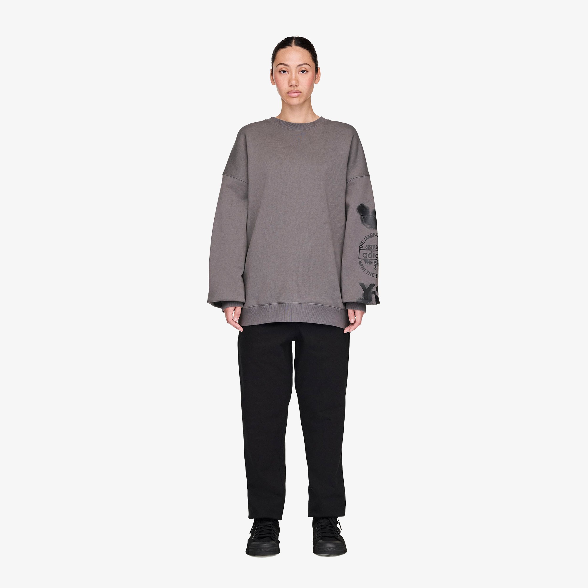 Graphic Crew Sweatshirt 'Granite'