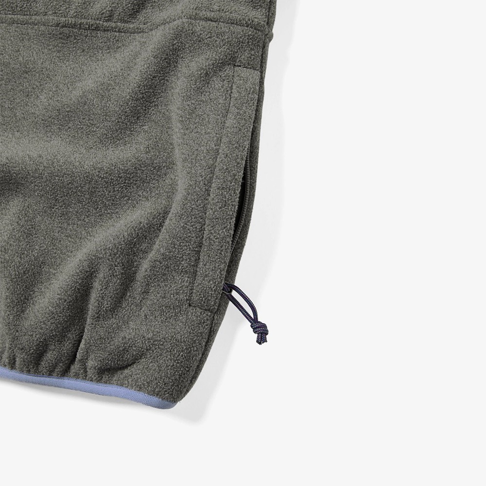 Half Zip Fleece Pullover 'Grey'