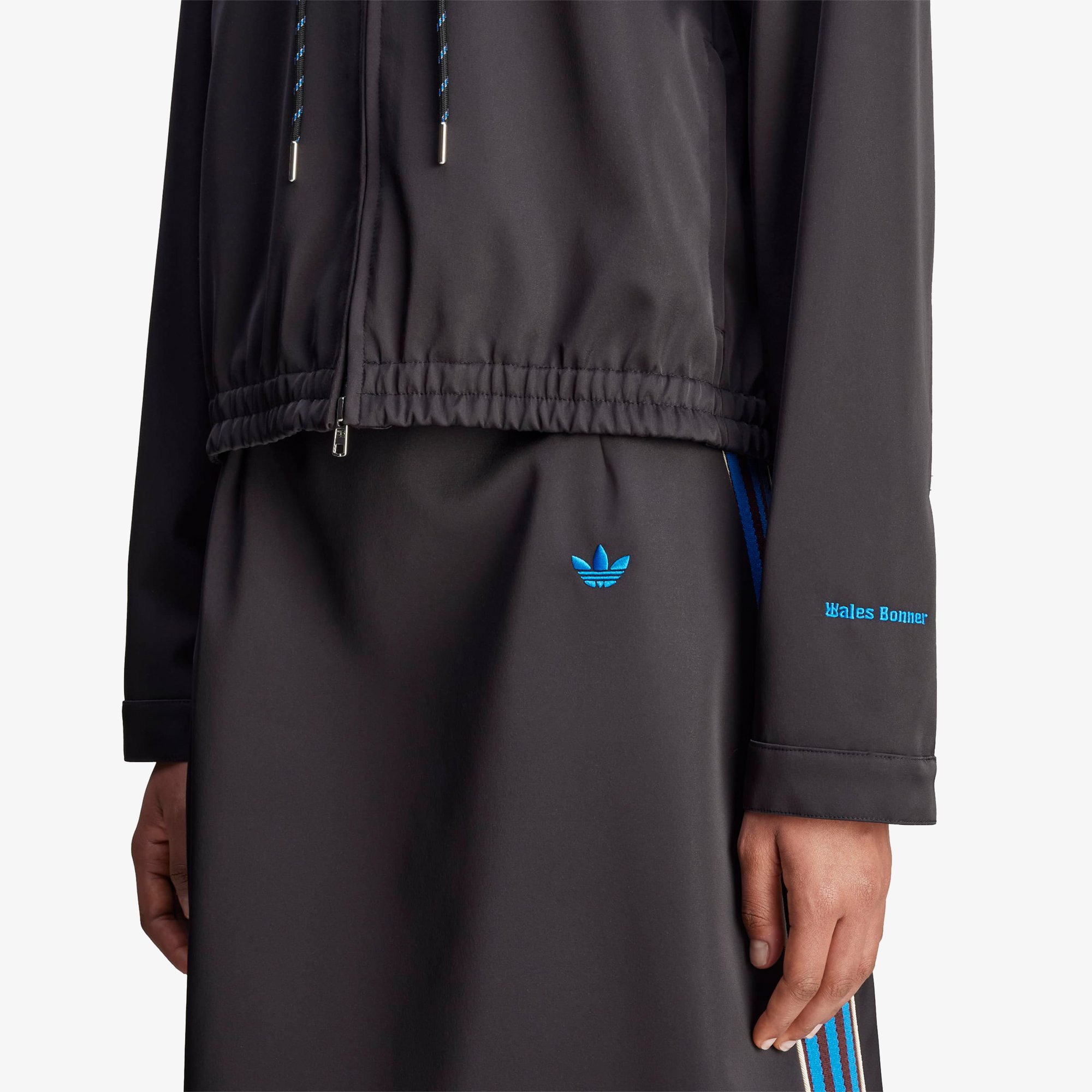 Wales Bonner x adidas Satin Track Jacket 'Black'