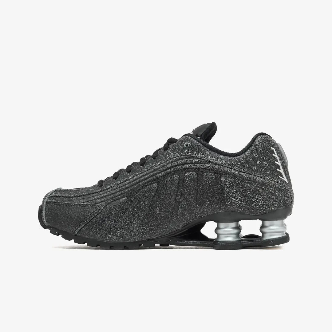 Nike Shox R4 'Black Distressed Leather' - WUNDER