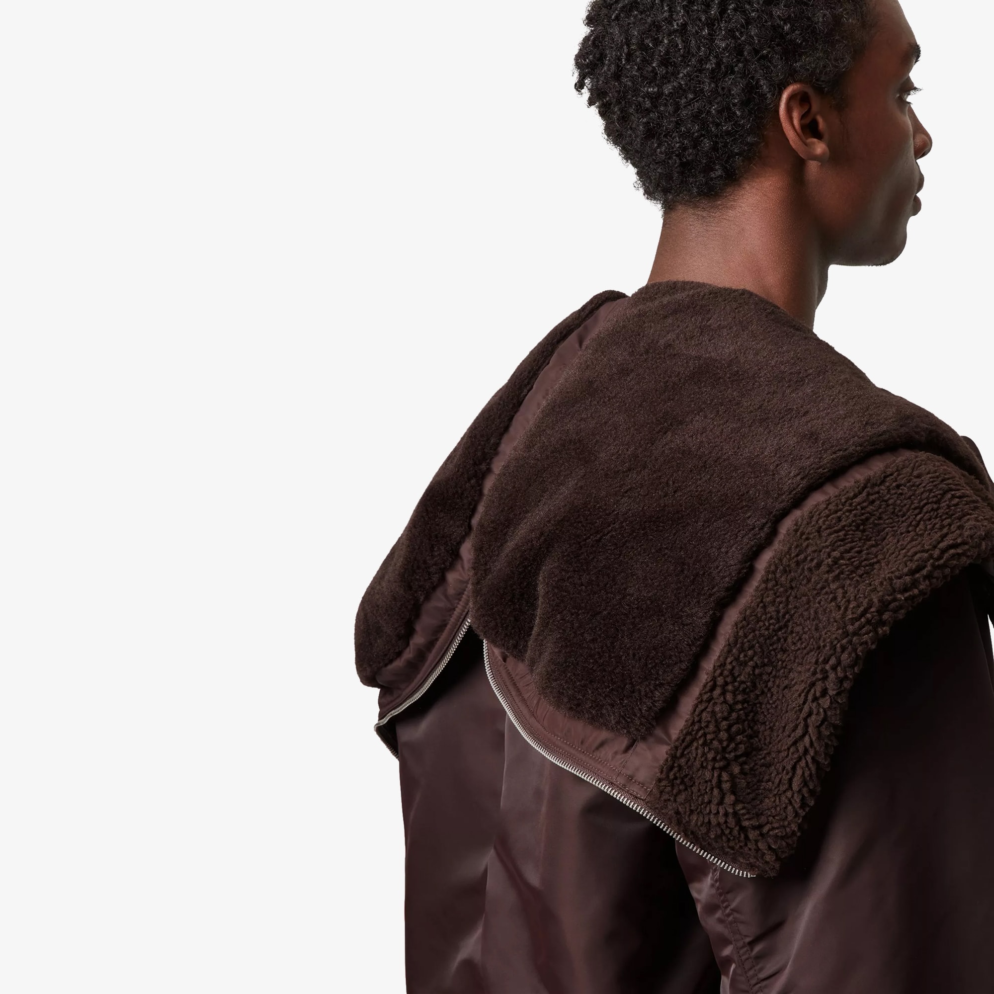 Hooded Oltera Bomber Jacket 'Palisander'