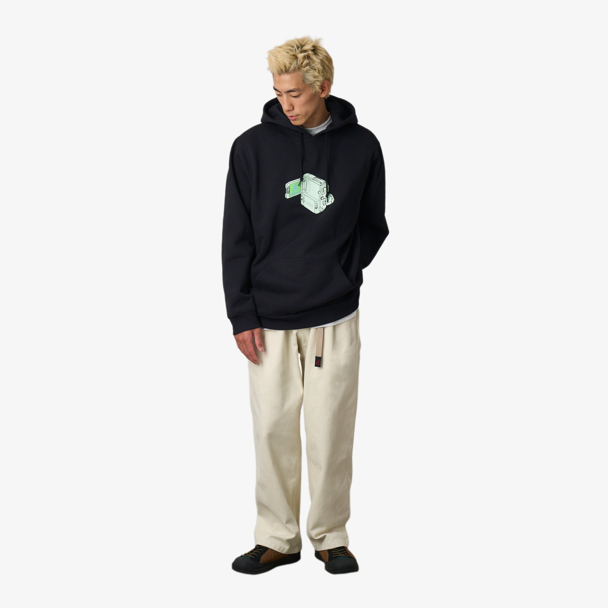 Camcorder Hooded Sweatshirt 'Dark Navy'