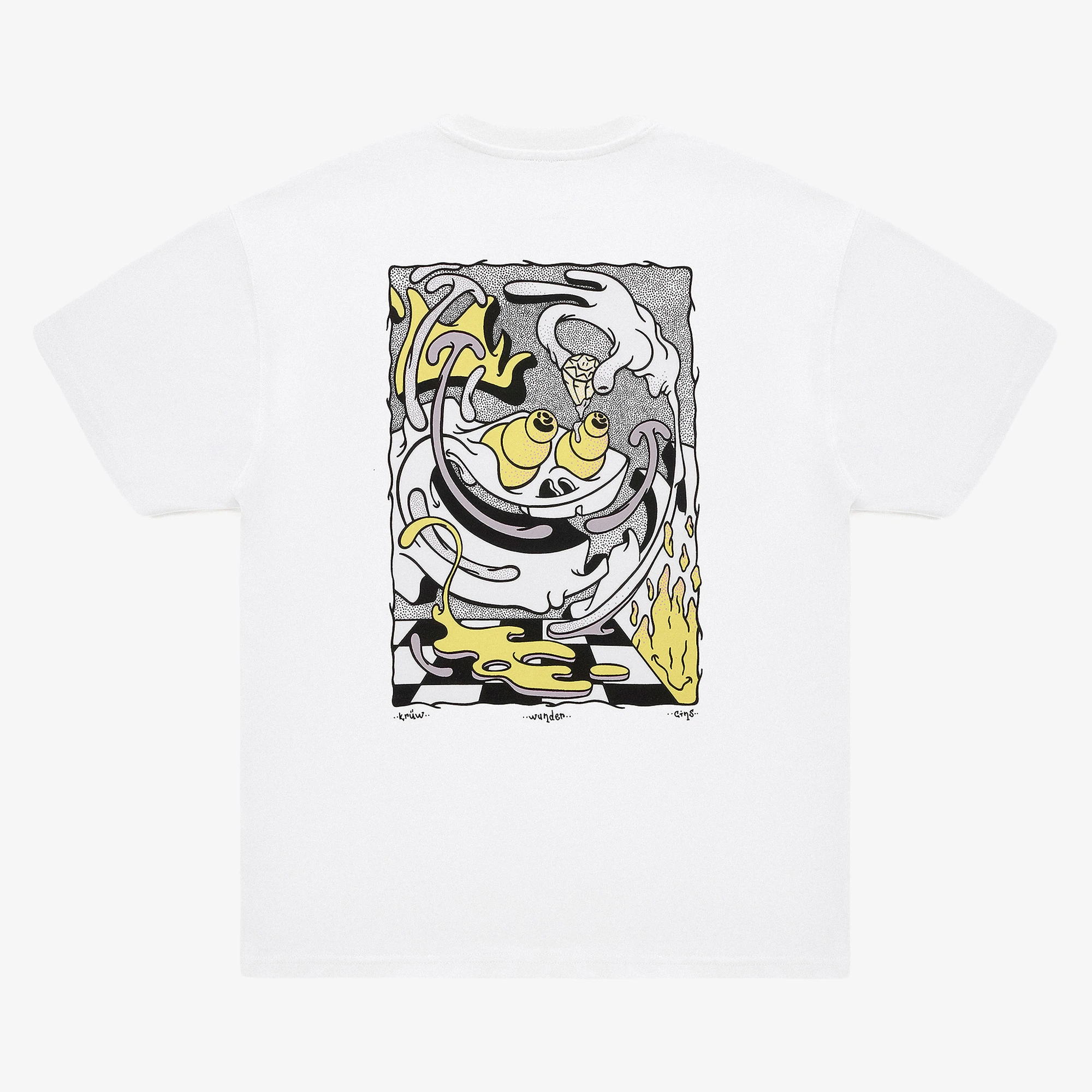 WUNDER x KRÜW Gem Tee 'White'