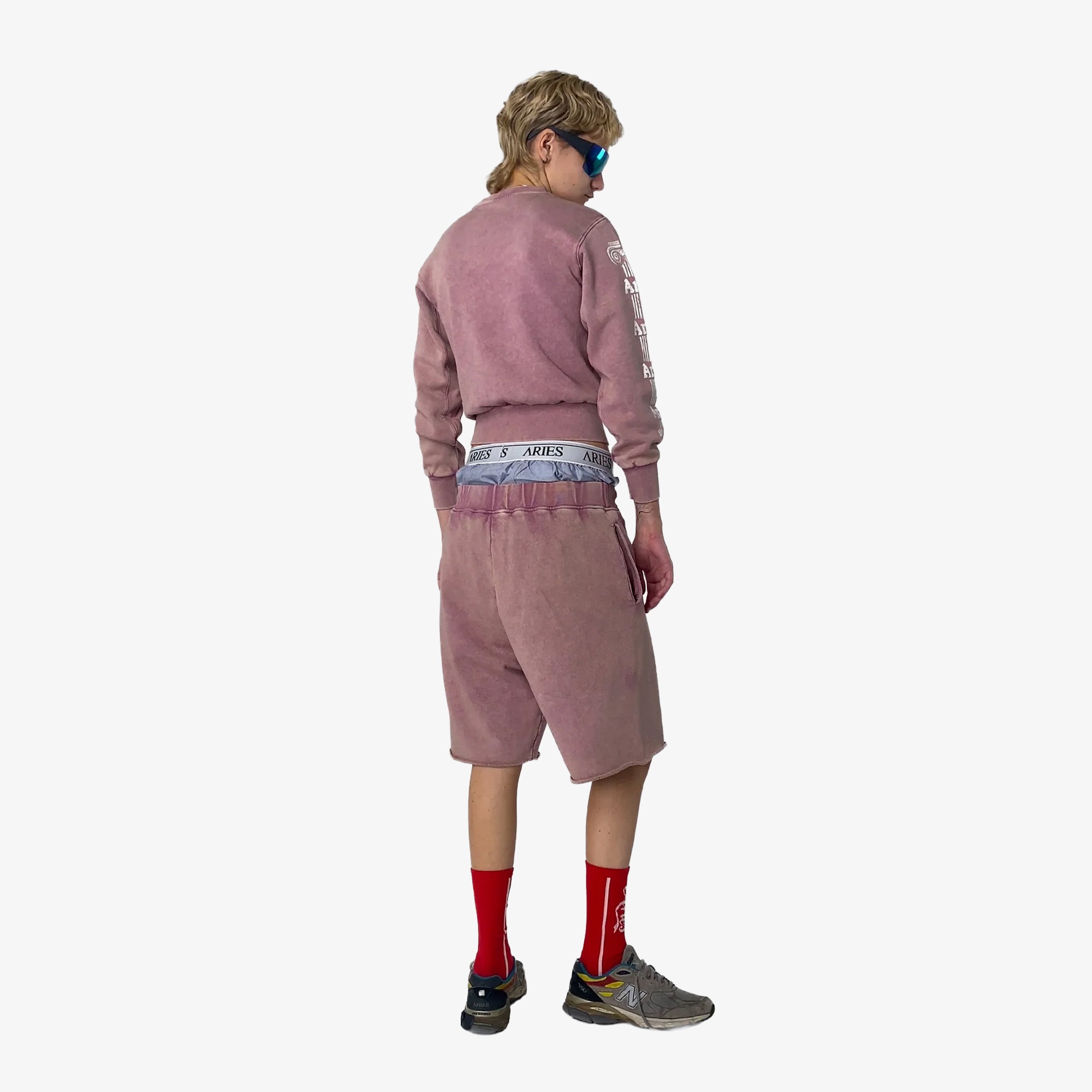 Aged Ancient Column Sweat 'Pink'