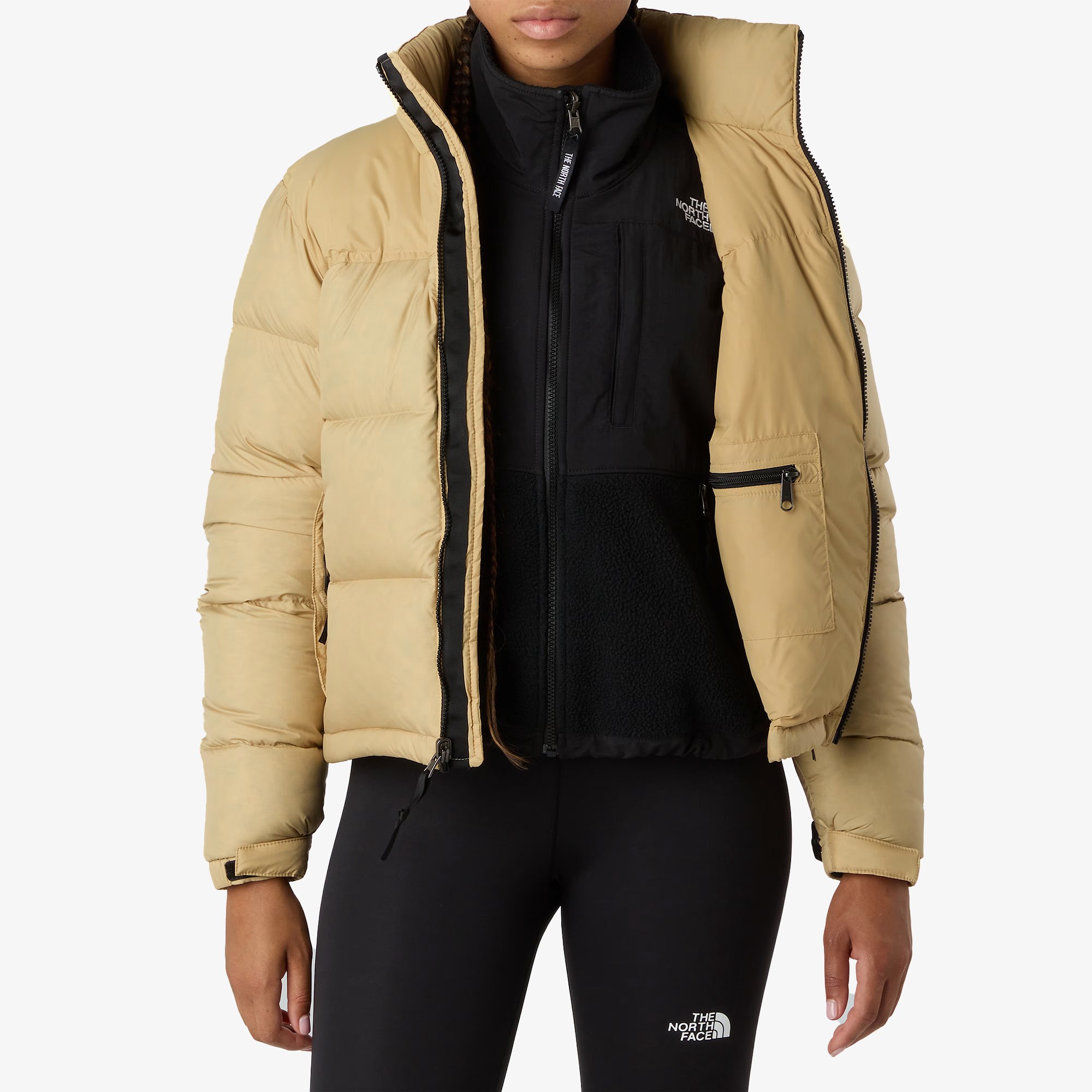 1996 Retro Nuptse Jacket 'Beige' (W)