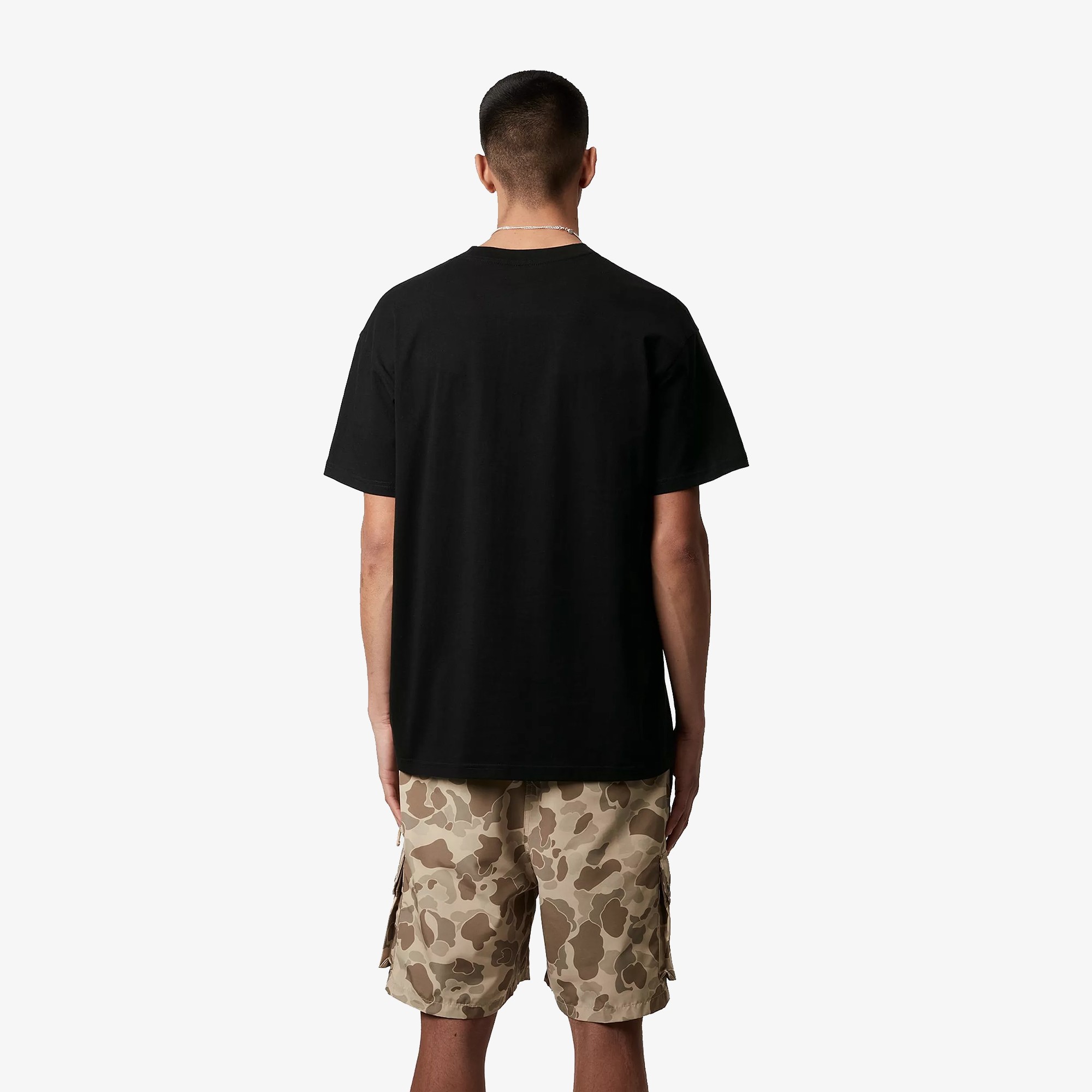 S/S Pocket Heart T-Shirt 'Black'