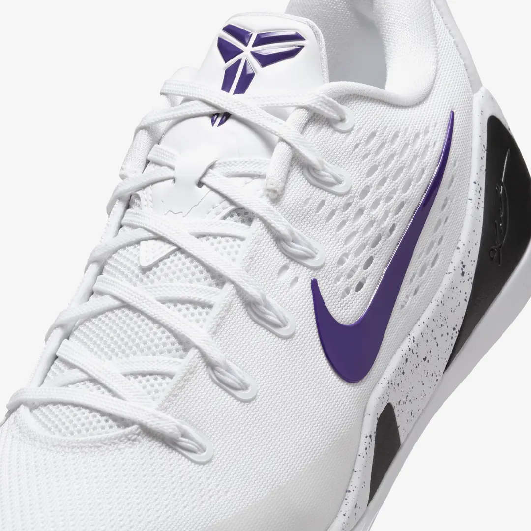 Kobe 9 Elite Low EM Protro 'White Court Purple' - WUNDER