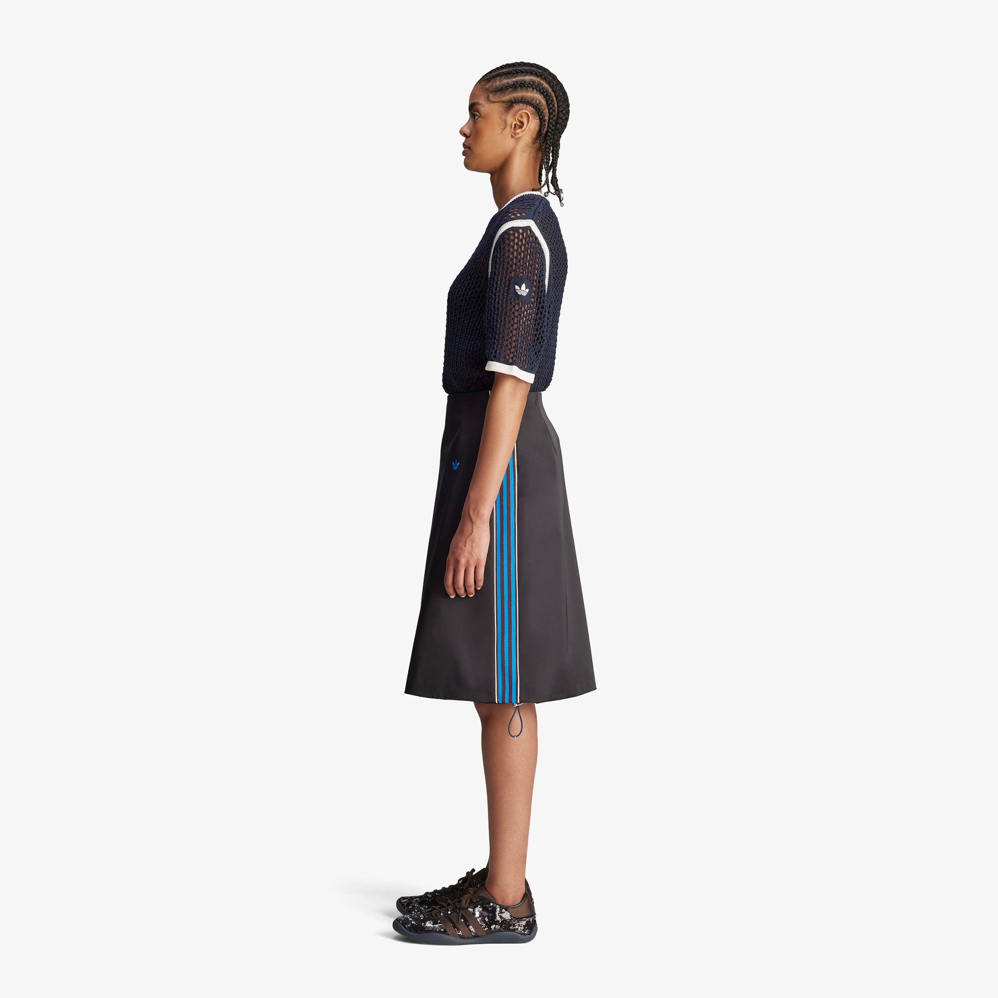 Wales Bonner x adidas Satin Skirt 'Black'