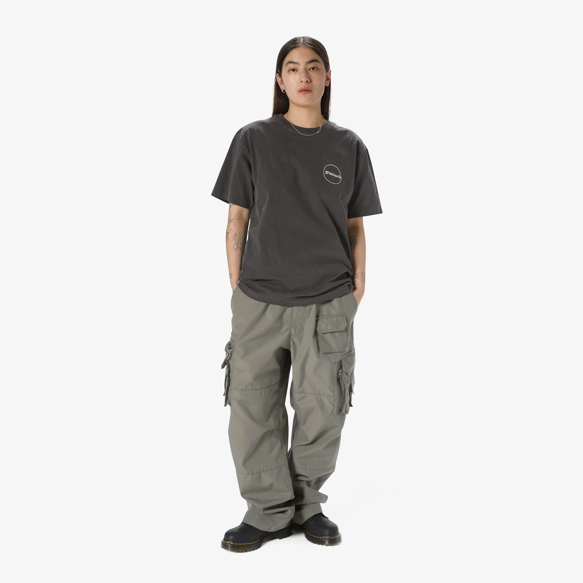 C-Logo Tee 'Charcoal'