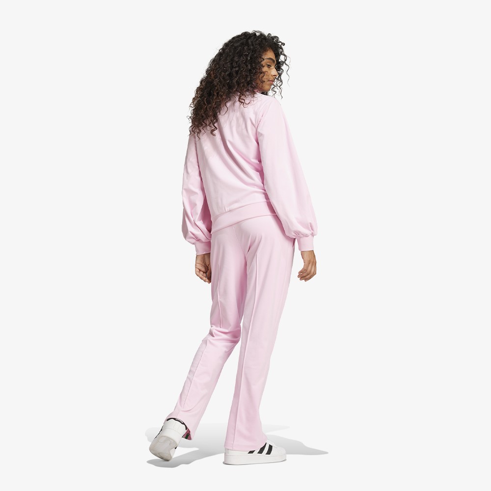 70s Velour Track Pants 'True Pink'